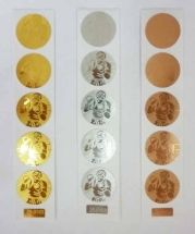 Вкладыш для медалей "Бокс" d-25мм серебро (5 штук) Вкладыш для медалей "Бокс" d-25мм серебро (5 штук)