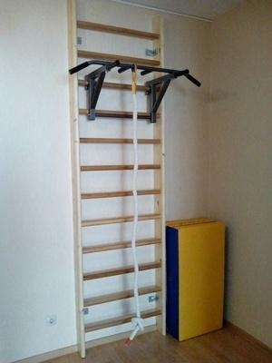 Шведская стенка деревянная из бука EffectSport ДМБ 280х80х14, фото 12