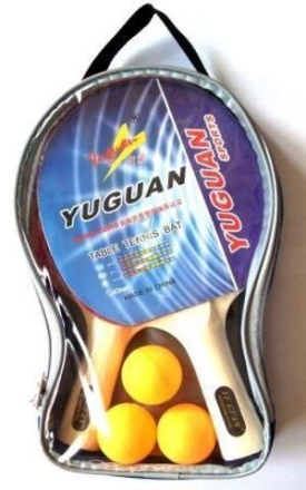 Набор для н/т YUGUAN 02 (2 ракетки + 3 шара) в чехле, фото 1