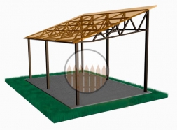 Навес из поликарбоната, фото 9