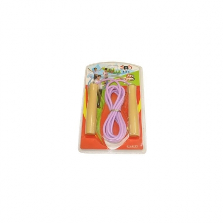 Скакалка - шнур PVC, 2,4м пластиковые ручки, фото 1