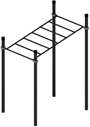 Воркаут ЛОВ 108 серый ВТ 102.07-03, фото 3