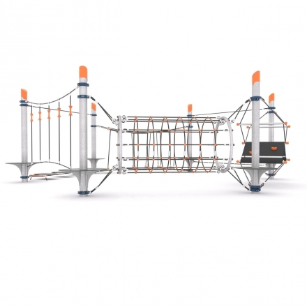 Канатная конструкция для лазания-06.02, фото 1