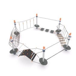 Канатная конструкция для лазания-06.02, фото 3