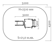 Игровой комплекс 070280.21 H=650 для детей 2-4 года для уличной площадки Игровой комплекс 070280.21 H=650 для детей 2-4 года для уличной площадки