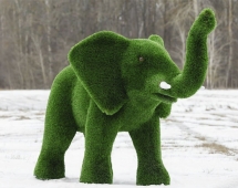 Топиари слон африканский - газон Deluxe Green Топиари слон африканский - газон Deluxe Green