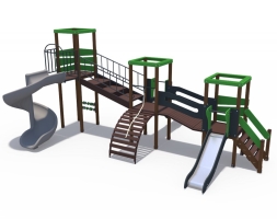 Игровой комплекс Геометрия Н-1200 и Н-2000 ДИО 09020, фото 1