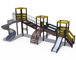 Игровой комплекс Геометрия Н-1200 и Н-2000 ДИО 09020, фото 5
