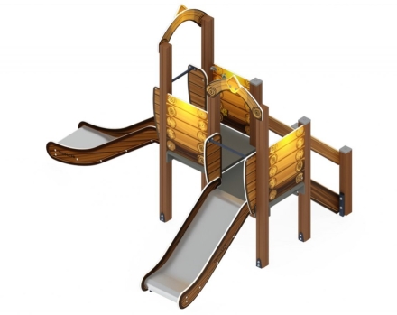 Детская игровая площадка Карапуз Эко ДИК 1.001.07-02 Н=750 Н=900, фото 1