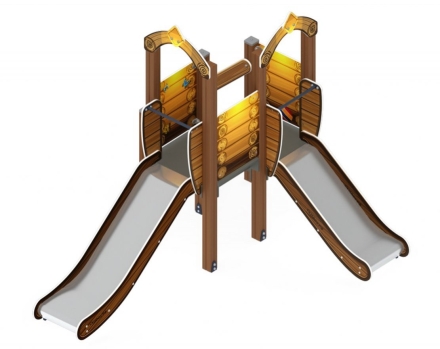 Детская игровая площадка Карапуз Эко ДИК 1.001.07-02 Н=750 Н=900, фото 2