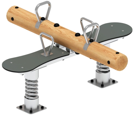 Качалка-балансир на двух пружинах (Лиственница) ИО 23.24.01-Л.И1, фото 2