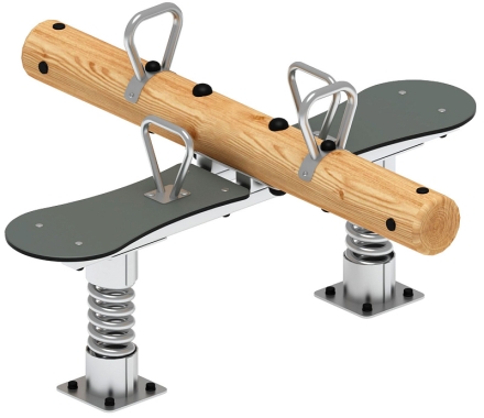 Качалка-балансир на двух пружинах (Лиственница) ИО 23.24.01-Л.И1, фото 1