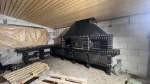 Печь Аристократ 750 Прямоугольный кирпич коричневый