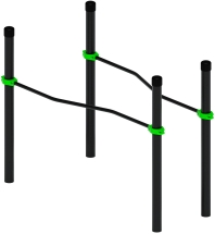 Воркаут ЛОВ 108 зеленый ВТ 102.05-02