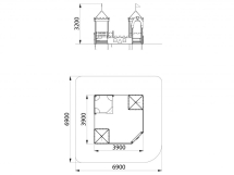 МФ 3.234 Песочный дворик без горки МФ 3.234 Песочный дворик без горки