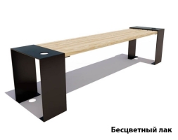 Парковая скамейка Красногорск, Сосна 1,2 м, фото 5