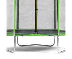 Батут DFC Trampoline Fitness 12ft наружн.сетка, св.зел. (366см) (два короба), фото 3