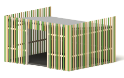 Теневой навес Аврора ТН-16 6х5 для детской площадки, фото 3 Теневой навес Аврора ТН-16 6х5 для детской площадки, фото 3