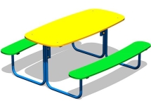 Детский столик Сити СП194 для игровой площадки Детский столик Сити СП194 для игровой площадки
