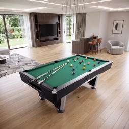 Бильярдный стол для пула Dynamic Billard "Triumph Plus" 8 футов (черный) в комплекте, аксессуары и сукно, фото 3 Бильярдный стол для пула Dynamic Billard "Triumph Plus" 8 футов (черный) в комплекте, аксессуары и сукно, фото 3