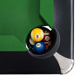 Бильярдный стол для пула Dynamic Billard "Triumph Plus" 8 футов (черный) в комплекте, аксессуары и сукно, фото 5 Бильярдный стол для пула Dynamic Billard "Triumph Plus" 8 футов (черный) в комплекте, аксессуары и сукно, фото 5