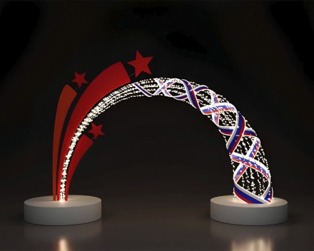 Световая арка к 9 мая #2, фото 1