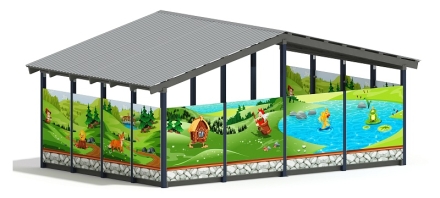 Теневой навес (В гостях у сказки) - МФ 70.6.4-12, фото 4