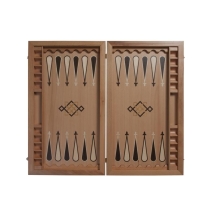 Нарды Сенеж &quot;Петр Первый&quot; (Россия, дерево, 60х35х6 см)