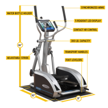 Эллиптический тренажер Endurance с адаптером 220V