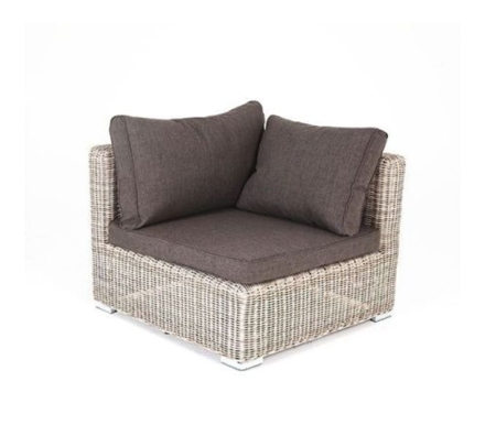 Зона 14 Лунго трансформирующаяся лаунж-зона из искусственного ротанга, цвет бежевый, фото 12