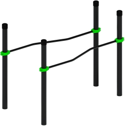 Воркаут ЛОВ 89 зеленый ВТ 101.05-02, фото 3