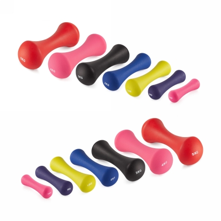 Набор гантелей неопрен (пары) от 0,5-5 кг VF-SET34, фото 2