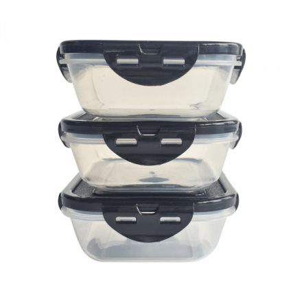 Контейнер с фиксаторами 6 Pack Fitness, 20oz/591мл, черный, 1шт, фото 1
