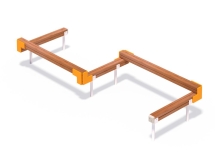 СО 5.125 Бум-бревно змейка среднее СО 5.125 Бум-бревно змейка среднее