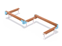 СО 5.125 Бум-бревно змейка среднее СО 5.125 Бум-бревно змейка среднее