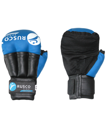 Перчатки для рукопашного боя, к/з, синие, фото 1