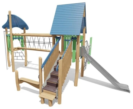 Игровой комплекс Эко 071007 для детской площадки, фото 1
