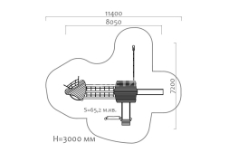 Игровой комплекс Эко 071007 для детской площадки, фото 3