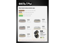 Фильтр противогазовый Jeta Safety для защиты от органических, неорганических, кислых газов и аммиака класса АВЕК2, 60 шт 6641-box