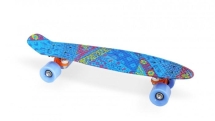 Скейт пластиковый 22х6"-18, синий Скейт пластиковый 22х6"-18, синий