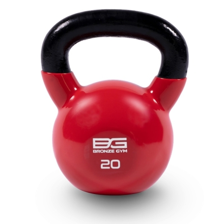 Гиря BRONZE GYM в виниловой оболочке 20 кг, фото 1
