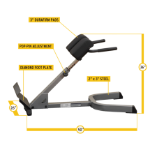 Гиперэкстензия 45 градусов Body-Solid GHYP345