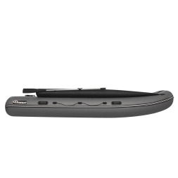 Моторная лодка ПВХ Фрегат 390 FM Jet/L/S (ФМ Джет/Л/С) с фальшбортом Серый, фото 4