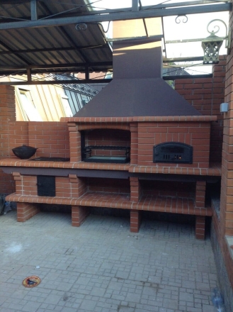 Печь Аристократ 750 Прямоугольный кирпич графитовый серый, фото 2