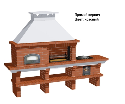 Печь Аристократ 750 Прямоугольный кирпич графитовый серый, фото 8