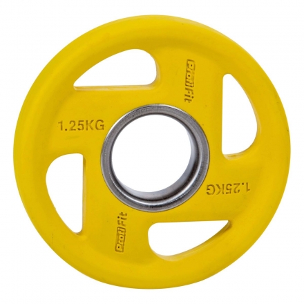 Диск обрезиненный PROFI-FIT цветной FASSION D-51,  1,25 кг, фото 1