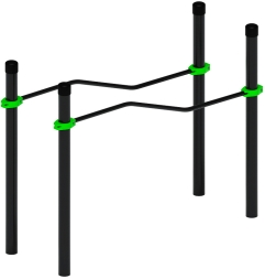 Воркаут ЛОВ 108 зеленый ВТ 102.06-02, фото 2