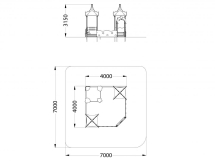 МФ 3.251 Песочный дворик без горки МФ 3.251 Песочный дворик без горки