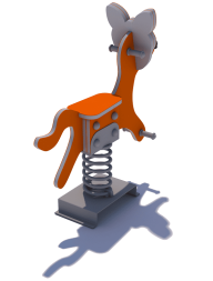 Качалка на пружине КНП-052 для детской площадки, фото 2 Качалка на пружине КНП-052 для детской площадки, фото 2