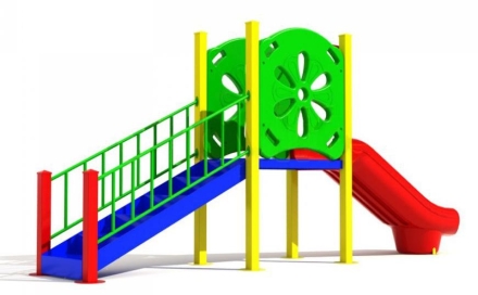 Детская горка Просто Н=900 для игровой площадки, фото 2